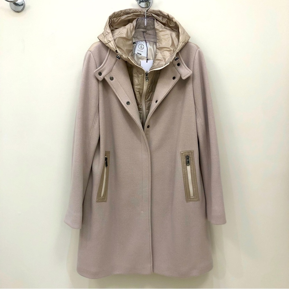 Bogner hooded coat with removable vest